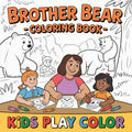 Brother Bear – Forest Adventure Coloring Book (Digital Printable PDF) Smart helper
